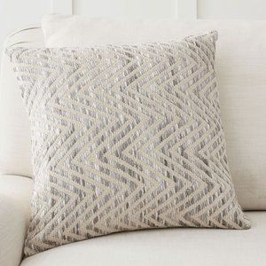 Pottery Barn - Ayden Textured Pillow Cover, 18 x 18", Gray - set of 2